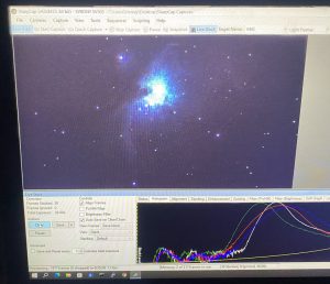 Orion Nebula - M42 - Live Stacking in SharpCap