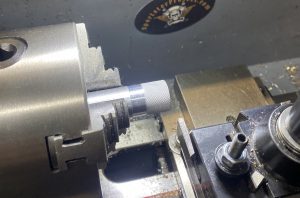 Mini-lathe - Machining Azimuth Adjustment Knobs.