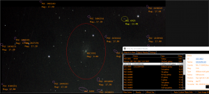 SharpCap Annotation - M109