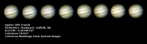 Jupiter Great Red Spot Transit - 01/06/2012