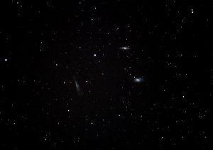 The Leo Triplet - M65, M66, and NGC3628 taken on 3/20/2010