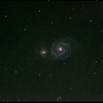 M51, the Whirlpool Galaxy. Captured on 02/05/2022