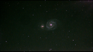 M51, the Whirlpool Galaxy. Captured on 02/05/2022