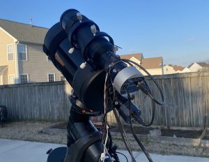 Celestron C6 SCT, SV106 Guide Scope, SV305, and Orion SSAG