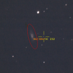 Quasar 3c232 with SharpCap Annotations