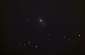 Messier 60, NGC 4647, and NGC 4638. EAA Capture 03/26/2022