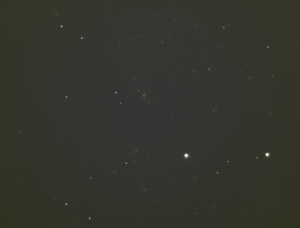 NGC4889 - Cloud Nights Challenge - EAA Capture 03/25/2022