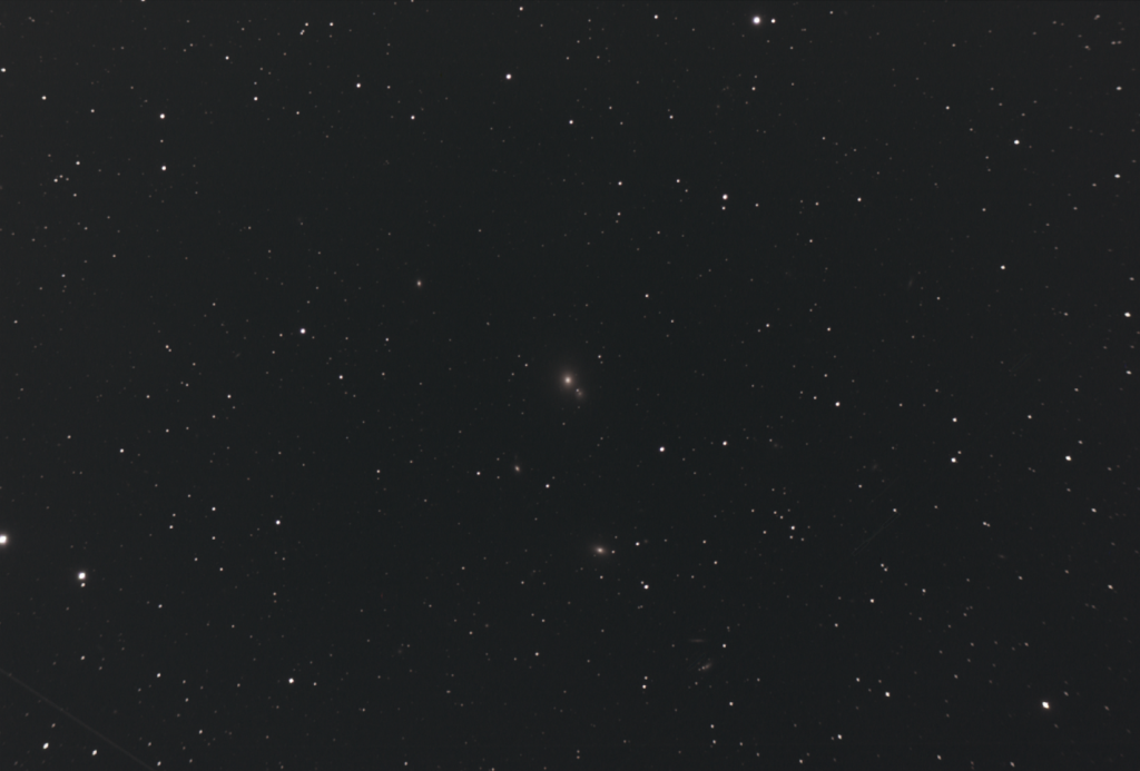 NGC 4647 with Supernova - M60 Center - EAA 04/24/2022