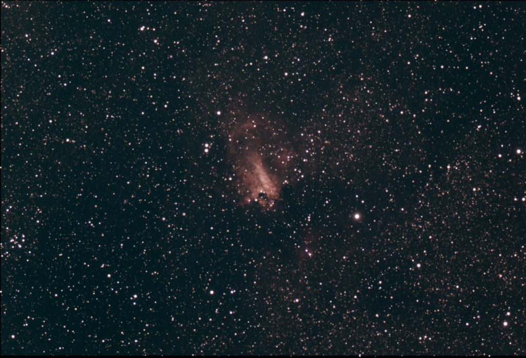 M17 - The Swan Nebula - EAA Capture 05/29/2022