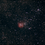 M20 - The Trifid Nebula - M21 - Open Cluster - EAA Capture 05/29/2022