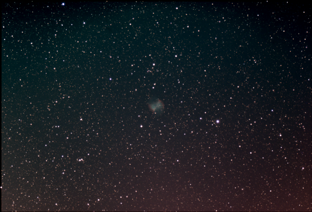 M27 - The Dumbbell Nebula - EAA Capture 05/29/2022