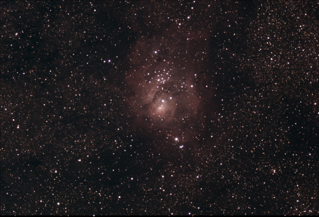 M8 - The Lagoon Nebula - EAA Capture 05/30/2022