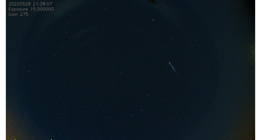 INDI All Sky Meteor Capture 05/28/2022