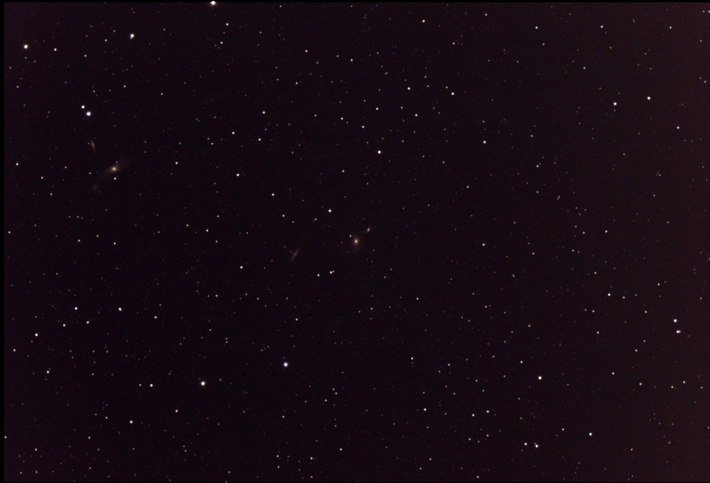 Virgo Trio - NGC 5574. NGC 5576, NGC 5577 - CN Observing Challenge June 2022 - EAA 06/04/2022