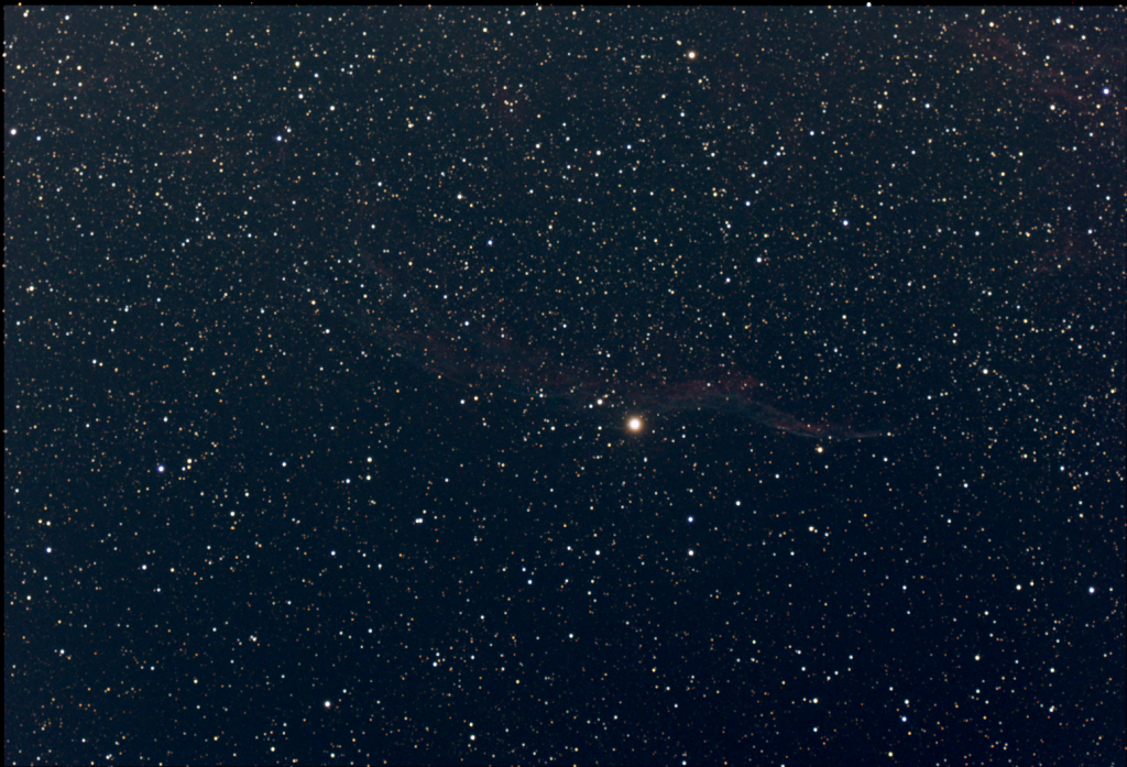 NGC 6960 - The Veil Nebula - EAA Capture 06/05/2022