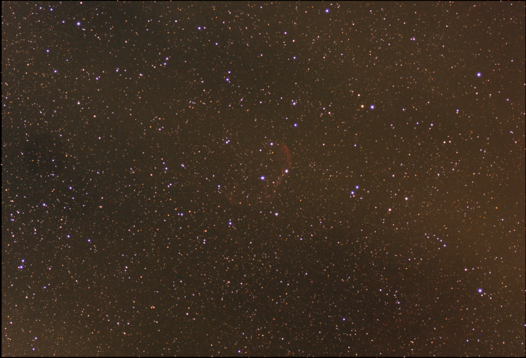 NGC 6888, Crescent Nebula, EAA Capture 07/03/2022