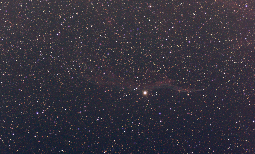 NGC 6960 - The Veil Nebula - EAA Capture 07/23/2022