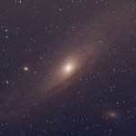 M31, The Andromeda Galaxy, M32 and M110, EAA Capture 09/16/2022