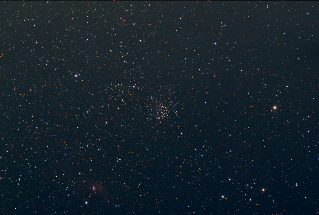M52, Open Cluster, EAA Captured 09/16/2022