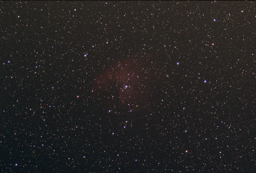 NGC 281, The Pacman Nebula, EAA Capture 09/16/2022