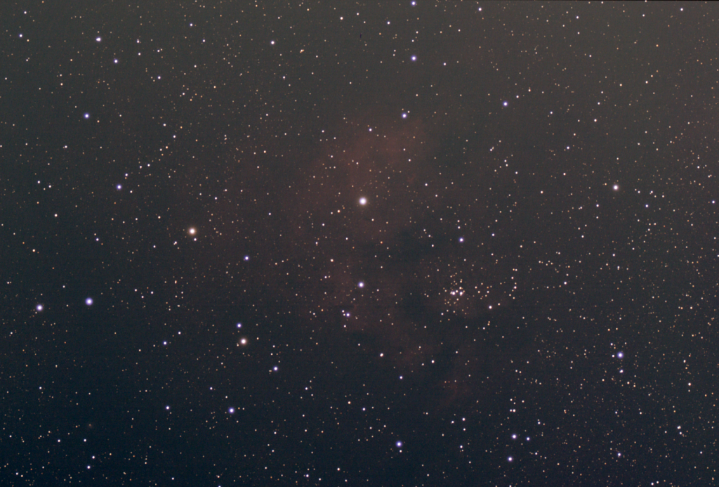 NGC 7822, Emission nebula and star cluster, EAA Capture 09/17/2022