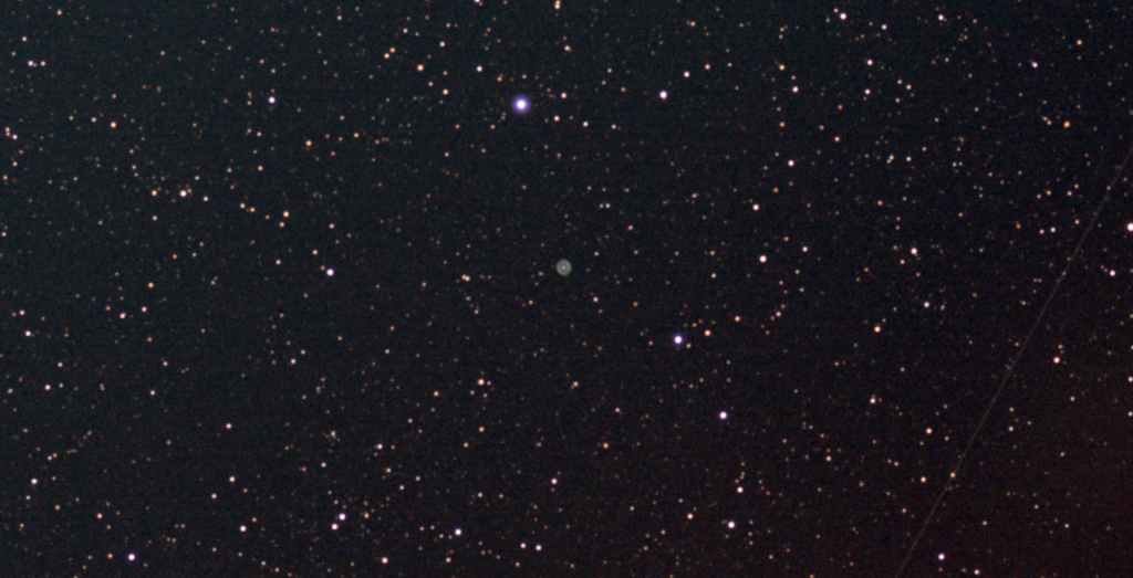 NGC 1501, Planetary Nebula, EAA Captured 10/24/2022