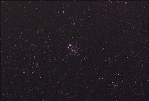 NGC 457, The Owl Cluster, EAA Captured 10/21/2022