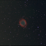 NGC 7293, The Helix Nebula, EAA Captured 10/21/2022