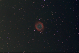 NGC 7293, The Helix Nebula, EAA Captured 10/21/2022