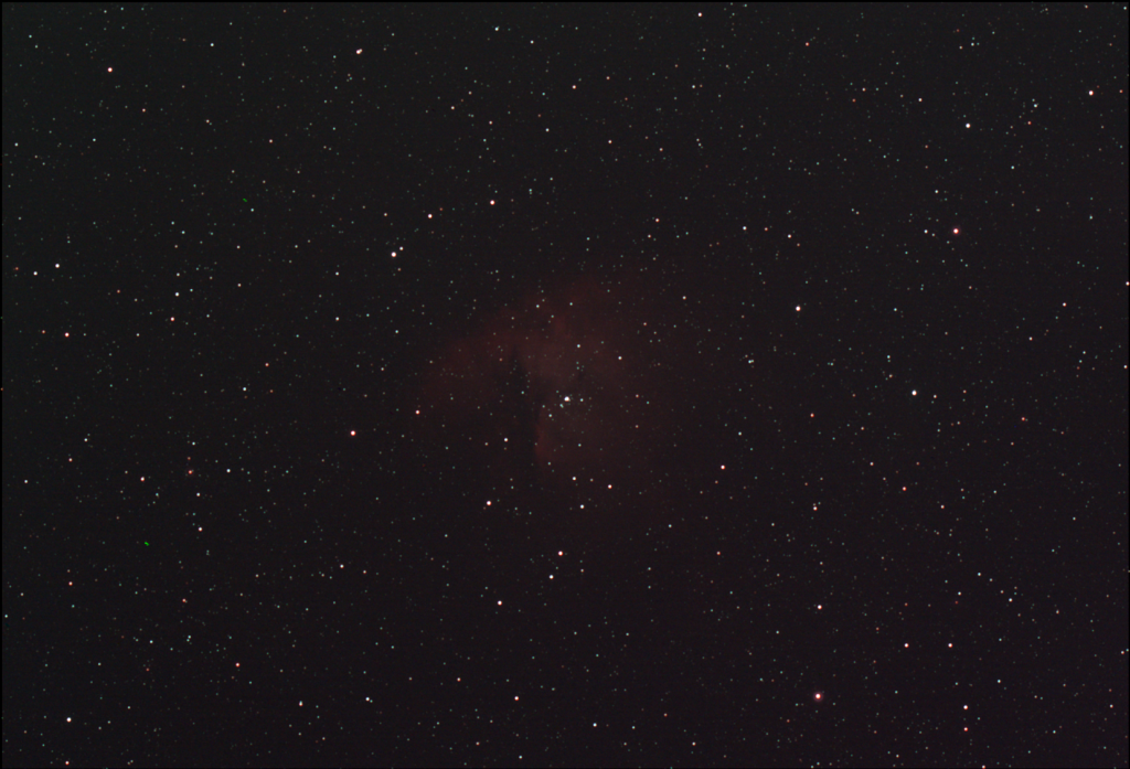 NGC 281 - Emission Nebula - ZWO Duo-Band Filter - EAA Capture 11/01/2022