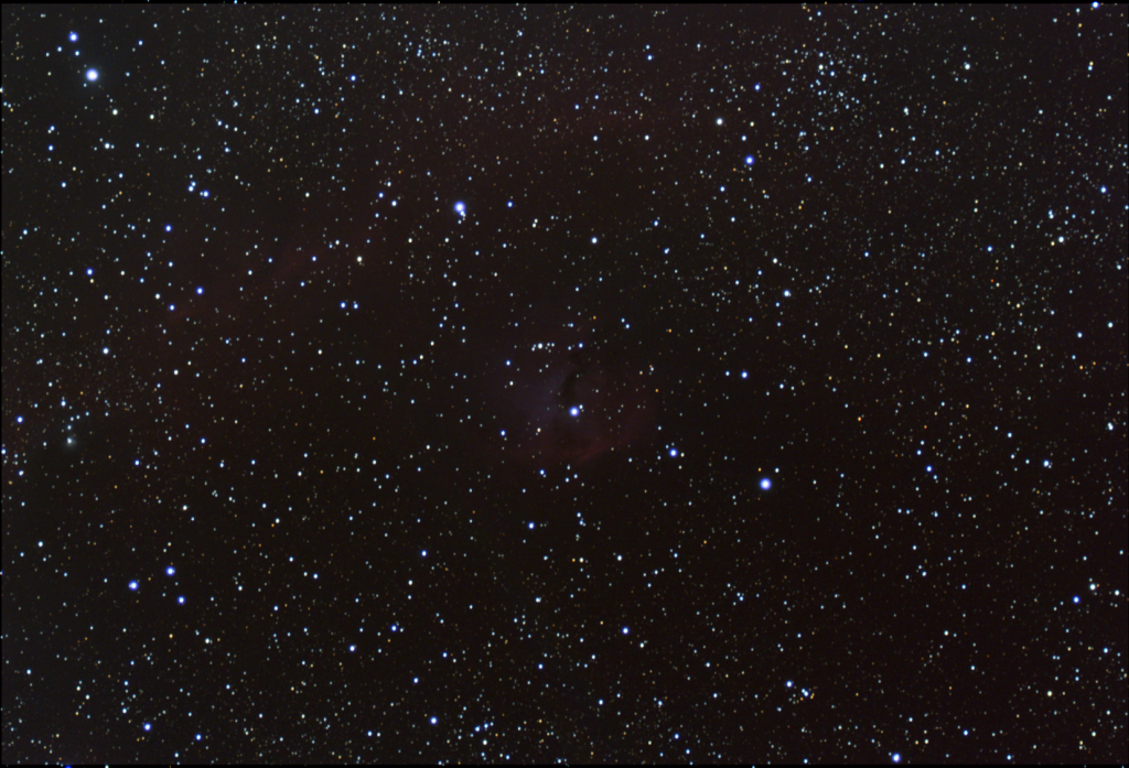 IC 2177. The Sea Gull Nebula, EAA Capture 12/27/2022