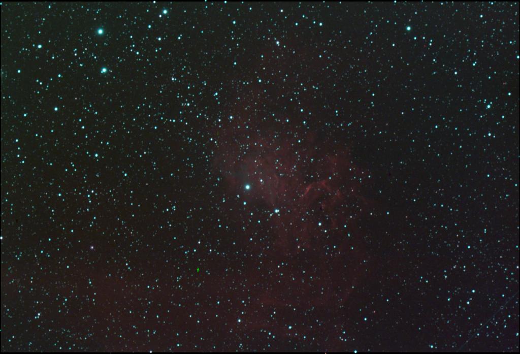 IC 405, The Flaming Star Nebula, EAA Capture 12/29/2022