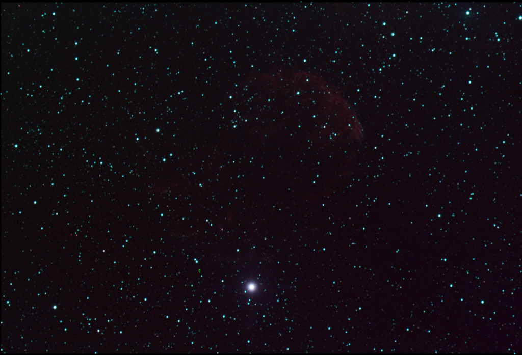 IC 443, The Jellyfish Nebula, EAA Capture 12/29/2022