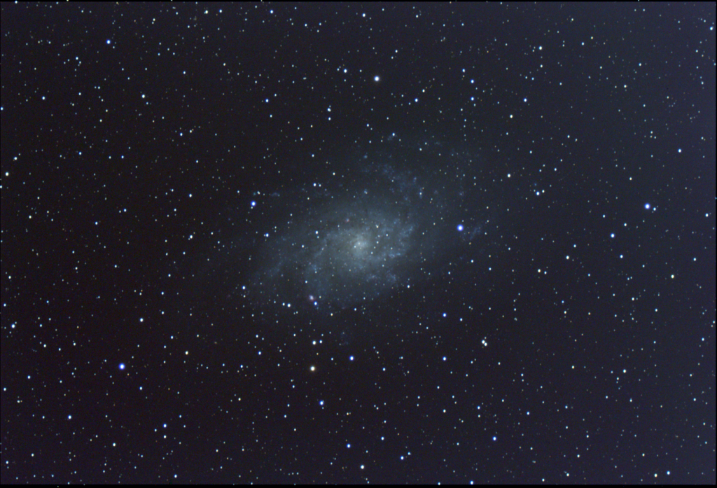 Messier 33, Triangulum Galaxy, EAA Capture 12/27/2022