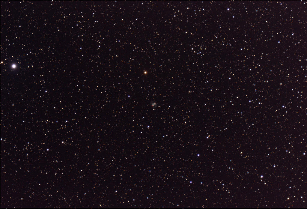 M76, the Little Dumbbell Nebula - EAA Capture 12/24/2022