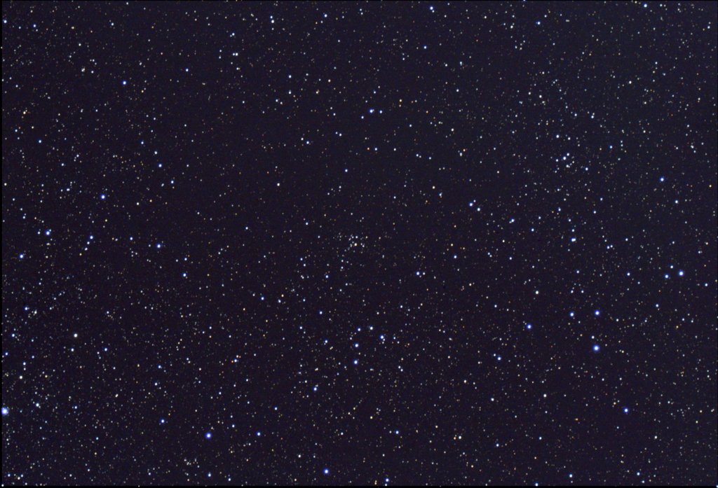 NGC 1348, Open Cluster, EAA Capture 12/28/2022