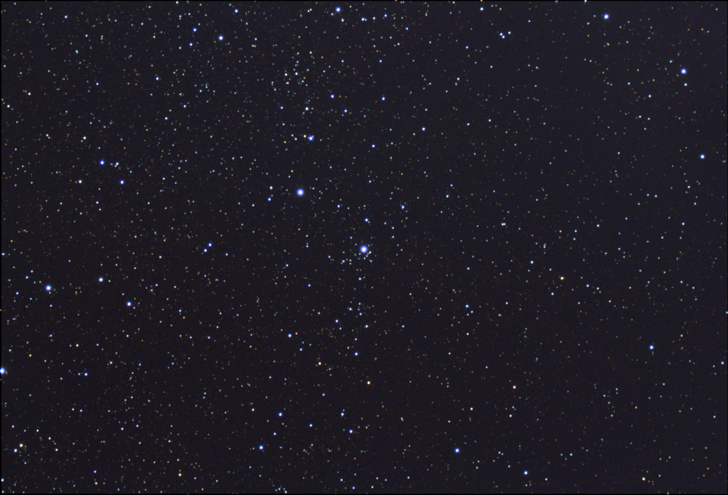 NGC 1444, Open Cluster, EAA Capture 12/28/2022