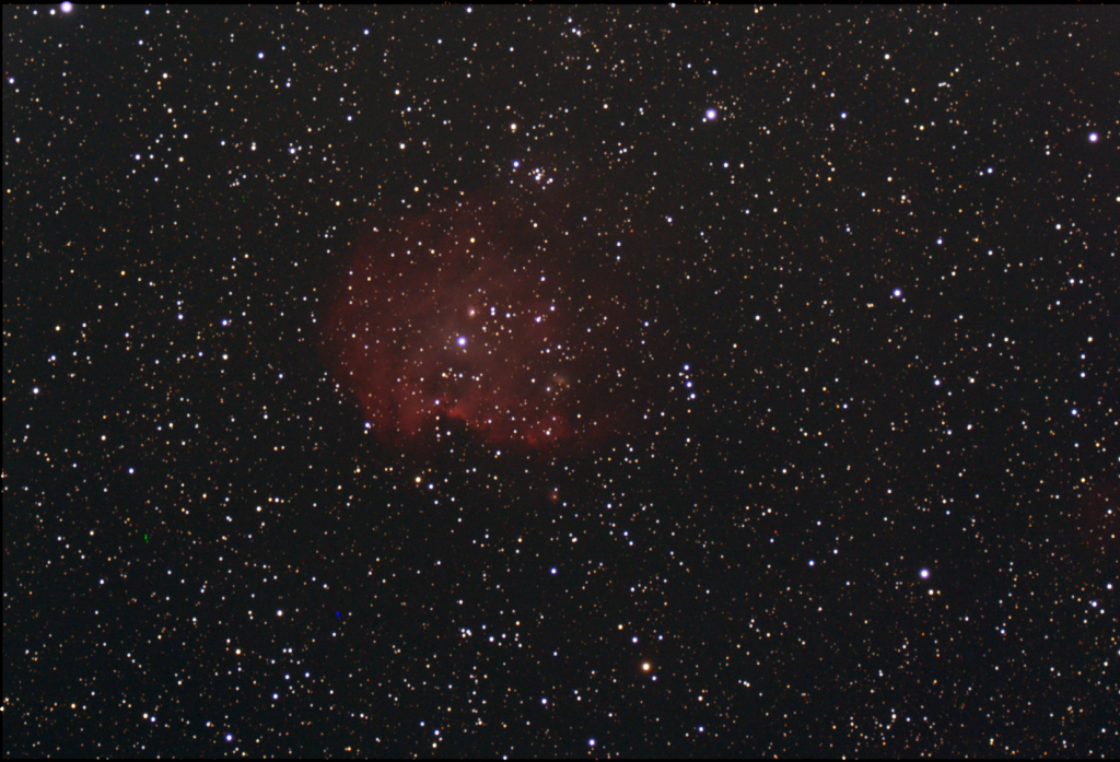 NGC 2174 - The Monkey Head Nebula - EAA Captured 12/16/2022