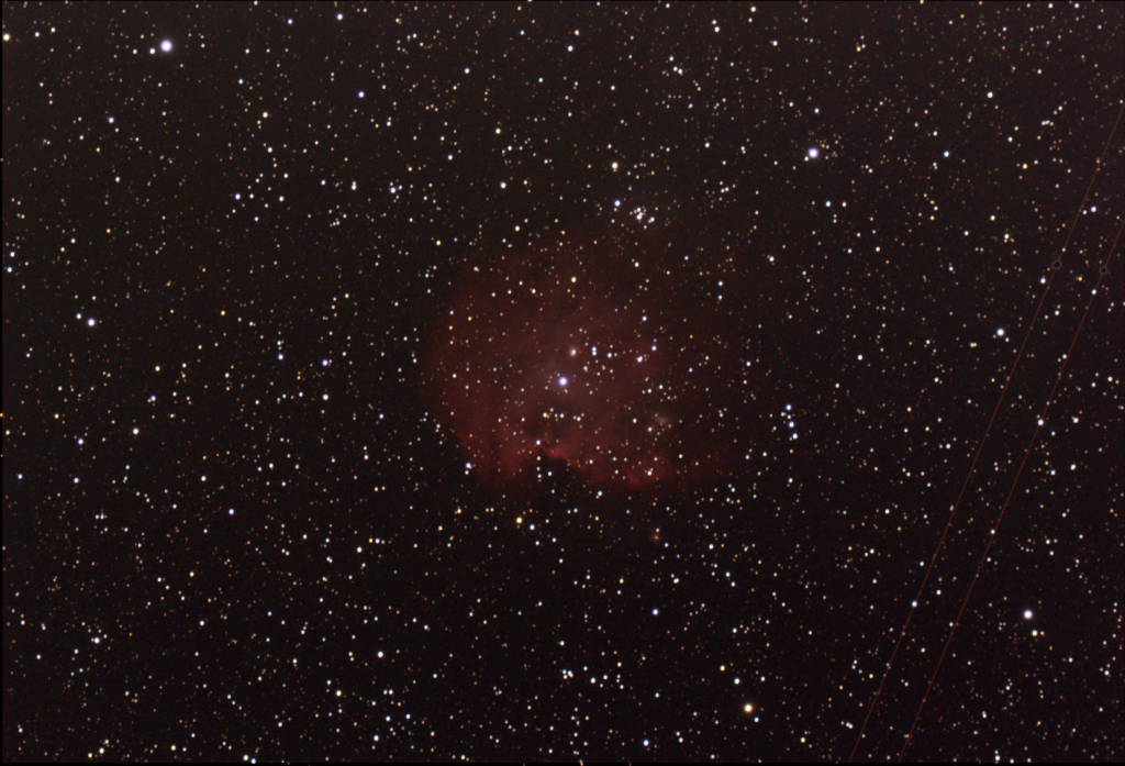 NGC 2175 and NGC 2174, EAA Capture 12/24/2022