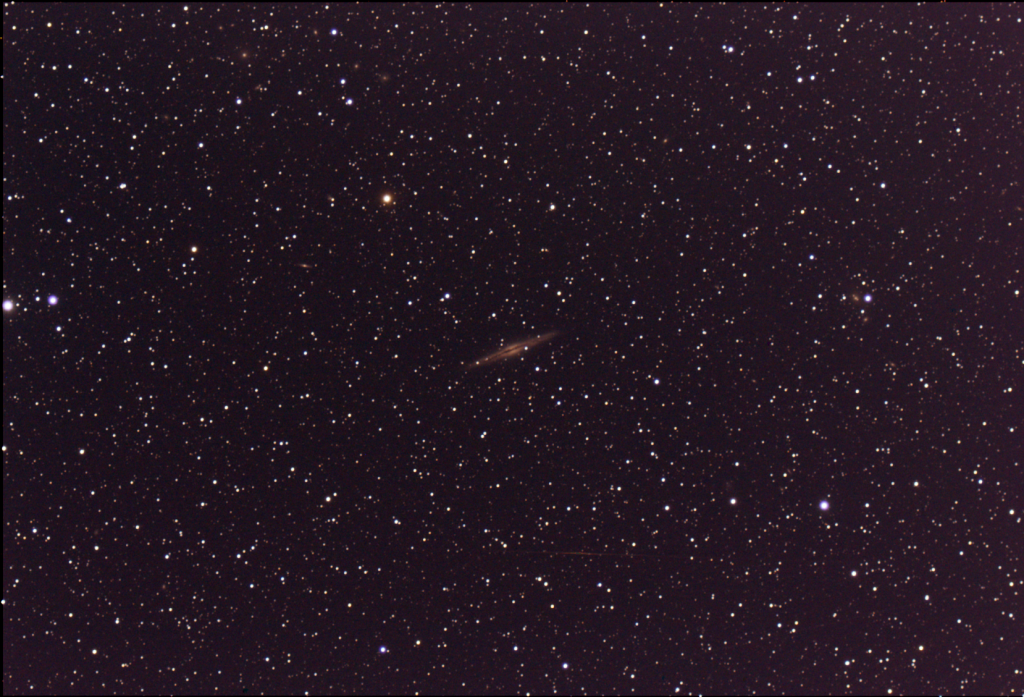 NGC 891 - Galaxy - EAA Capture 12/24/2022