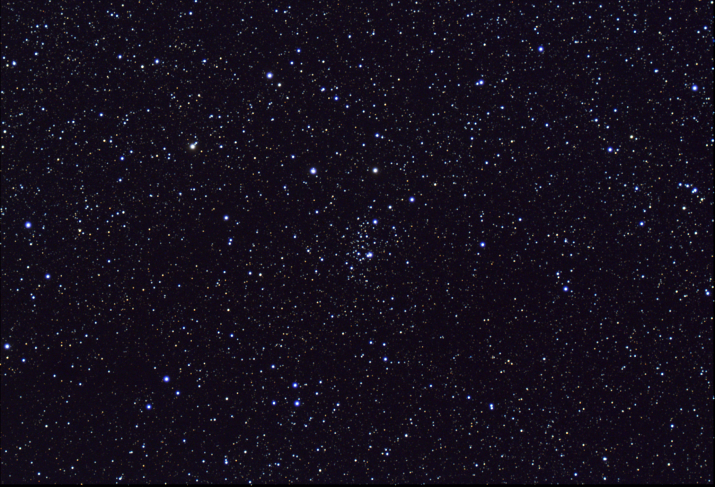 NGC 957, Open Cluster, EAA Capture 12/28/2022