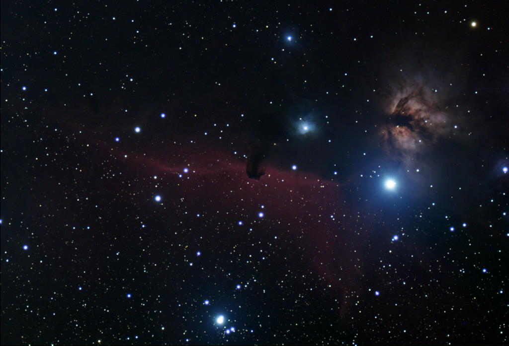 IC 434, the Horsehead Nebula, EAA Capture 01/20/2023