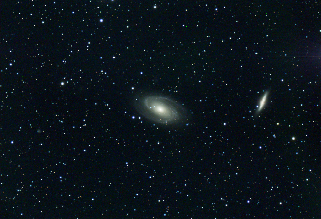 M81, M82, and Holmberg IX. Galaxies, EAA Capture 01/20/2023