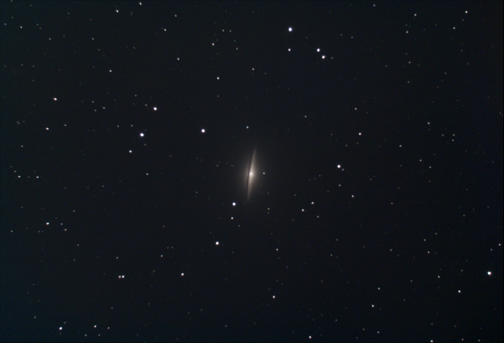 Messier 104, M104, Sombrero Galaxy, EAA Capture 05/10/2023