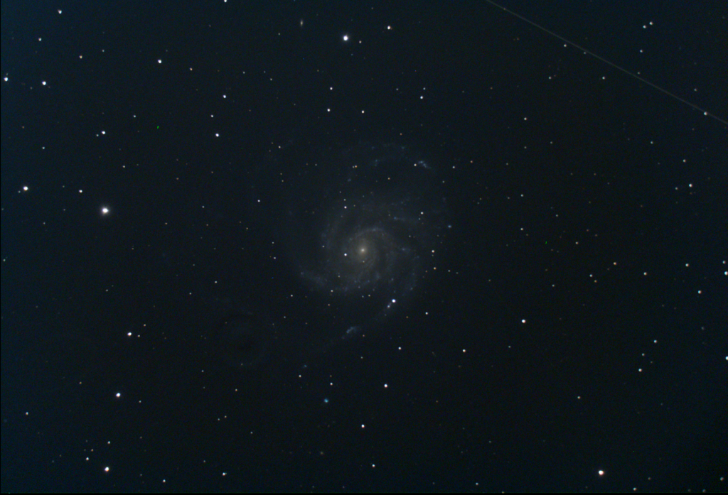 Messier 101, M101, Pinwheel Galaxy, SN2023ixf, EAA Capture 06/02/2023