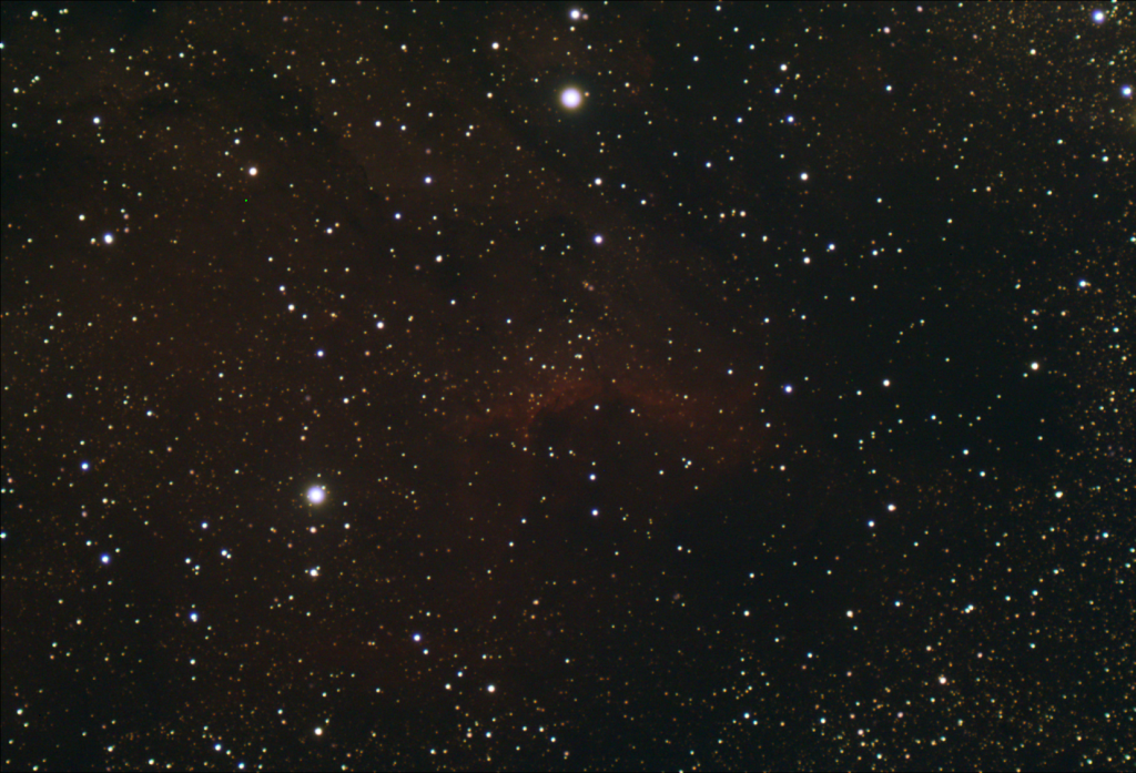 IC 5070, Pelican Nebula, EAA Captured on 08/19/2023