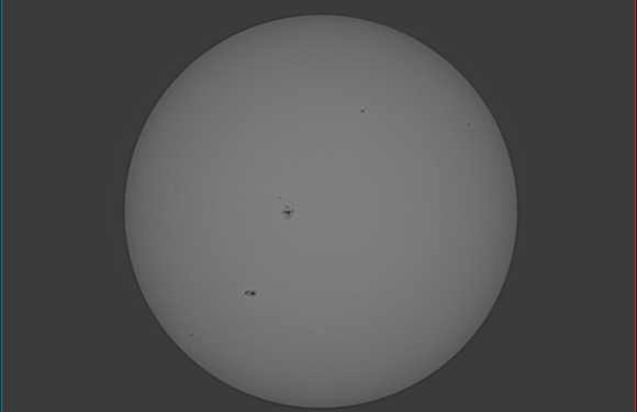 Solar Filter on the SV503… First Light…