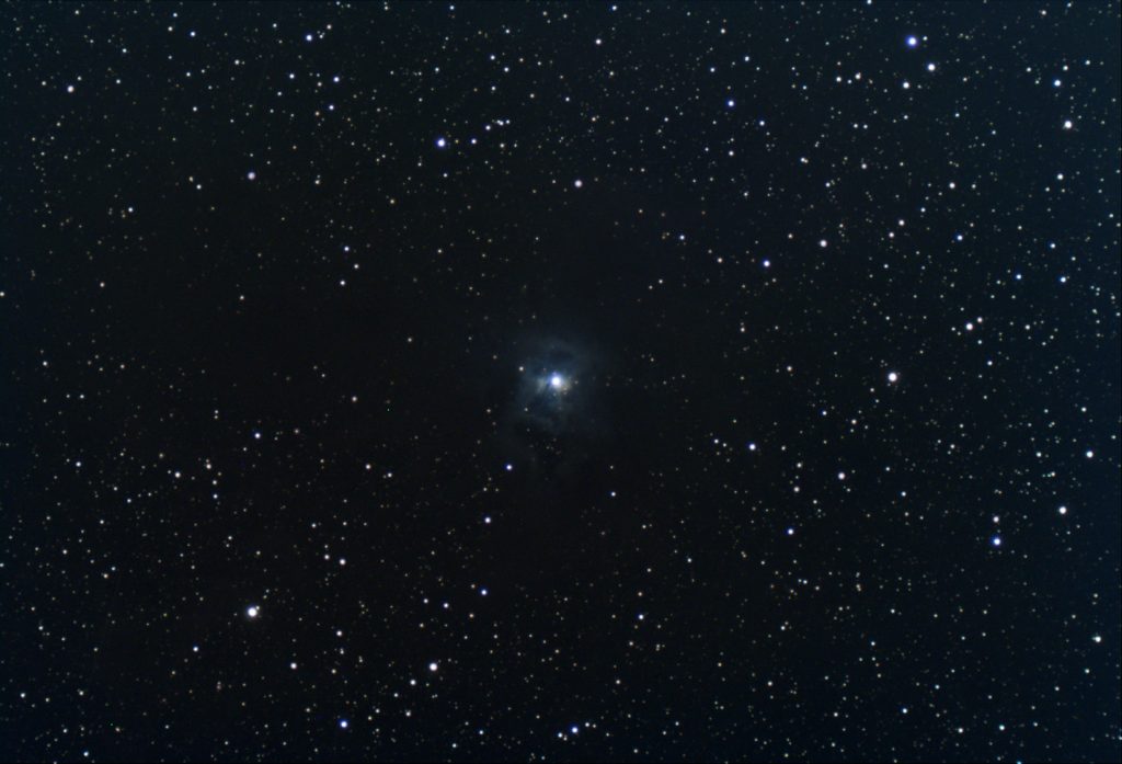 NGC 7023, Iris Nebula, EAA Capture 09/02/2023