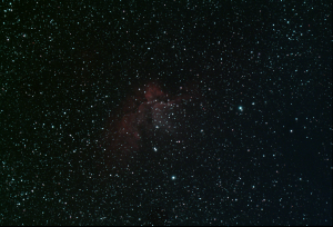 NGC 7380, the Wizard Nebula, EAA Captured 10/25/2023