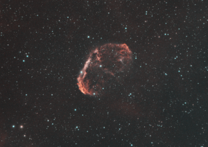 NGC 6888, The Crescent Nebula, 30 x 120 second exposures processed in Siril